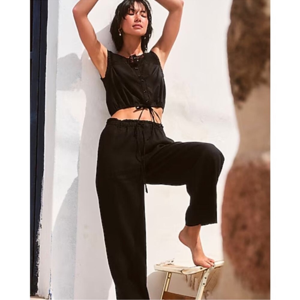 J Crew Lace Trimp Crop Top